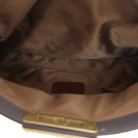 Lanvin Clutch Bag Silk in Khaki
