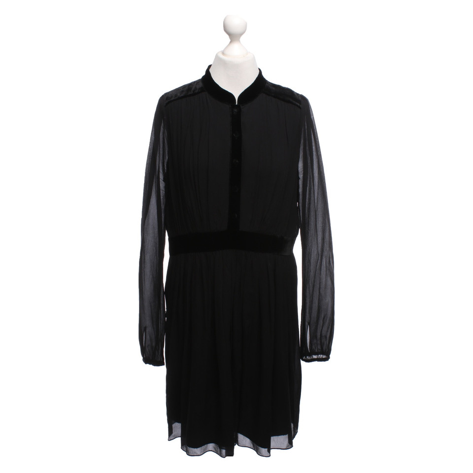 Frame Dress Viscose in Black