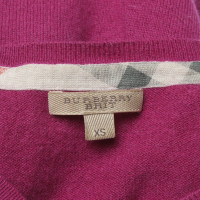 Burberry Top Cashmere in Fuchsia