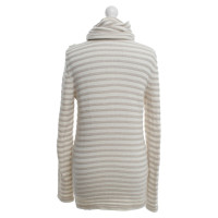 Stefanel White / Beige roll-neck sweater