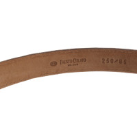 Fausto Colato Belt Leather in Beige