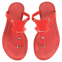 Moncler Red Jelly sandals