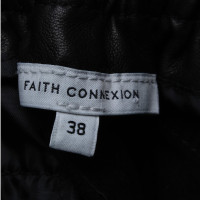 Faith Connexion Lederen shorts in zwart