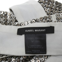 Isabel Marant Sciarpa di seta con paillettes
