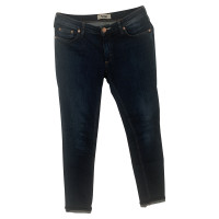 Acne Trousers Cotton in Blue