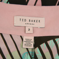 Ted Baker Silk skirt with pattern