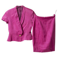 Gianni Versace Anzug aus Leinen in Rosa / Pink
