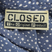 Closed Silk blouse with polka