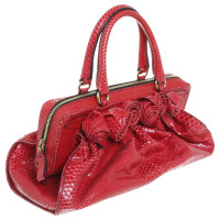 Valentino Garavani Henkeltasche aus Pythonleder