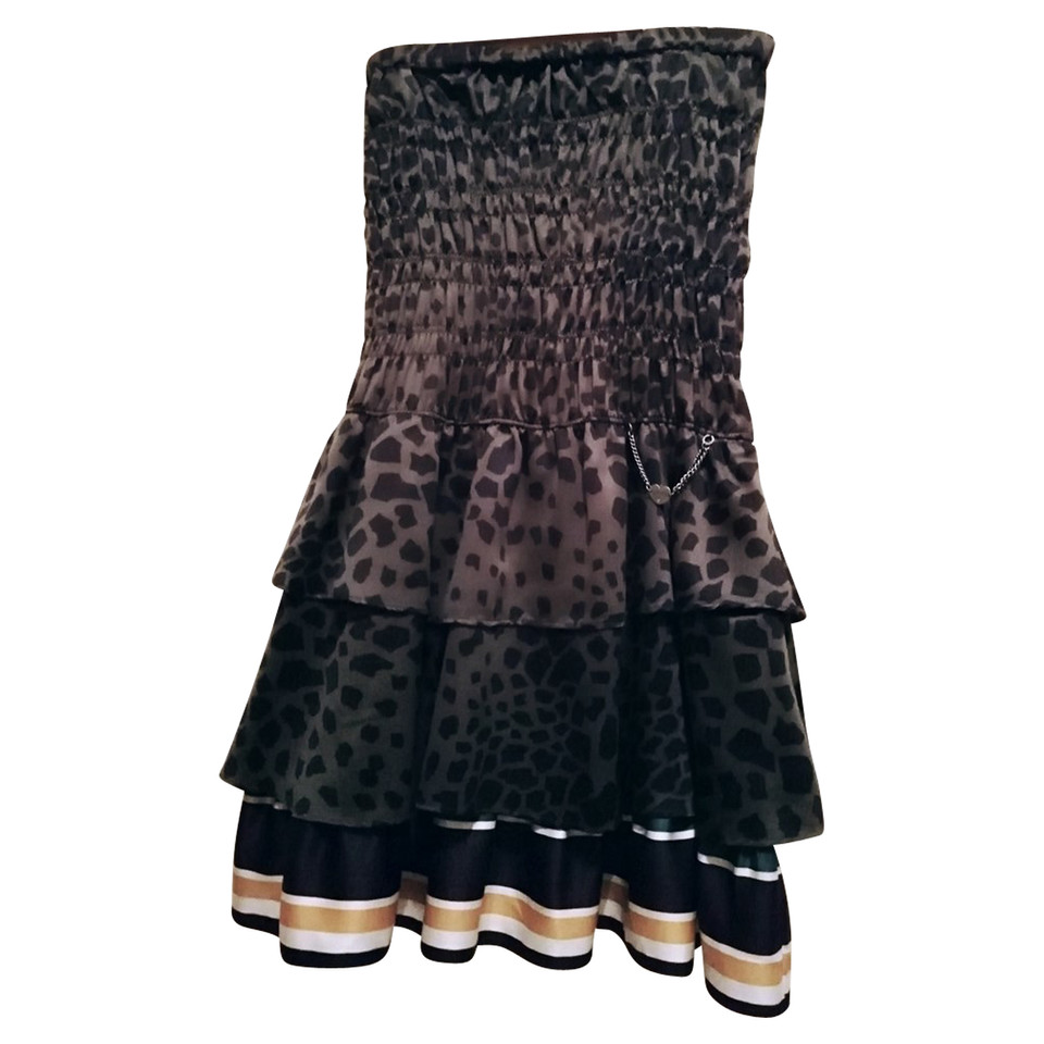 Liu Jo Kleid aus Baumwolle in Grau