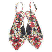Dolce & Gabbana Slingbacks with a floral pattern