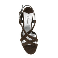 Miu Miu Sandals in Brown