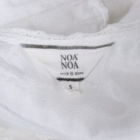 Noa Noa Kleid aus Baumwolle in Weiß