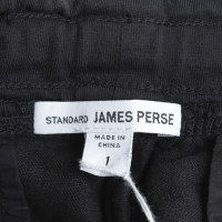 James Perse Shorts in Schwarz-Grau