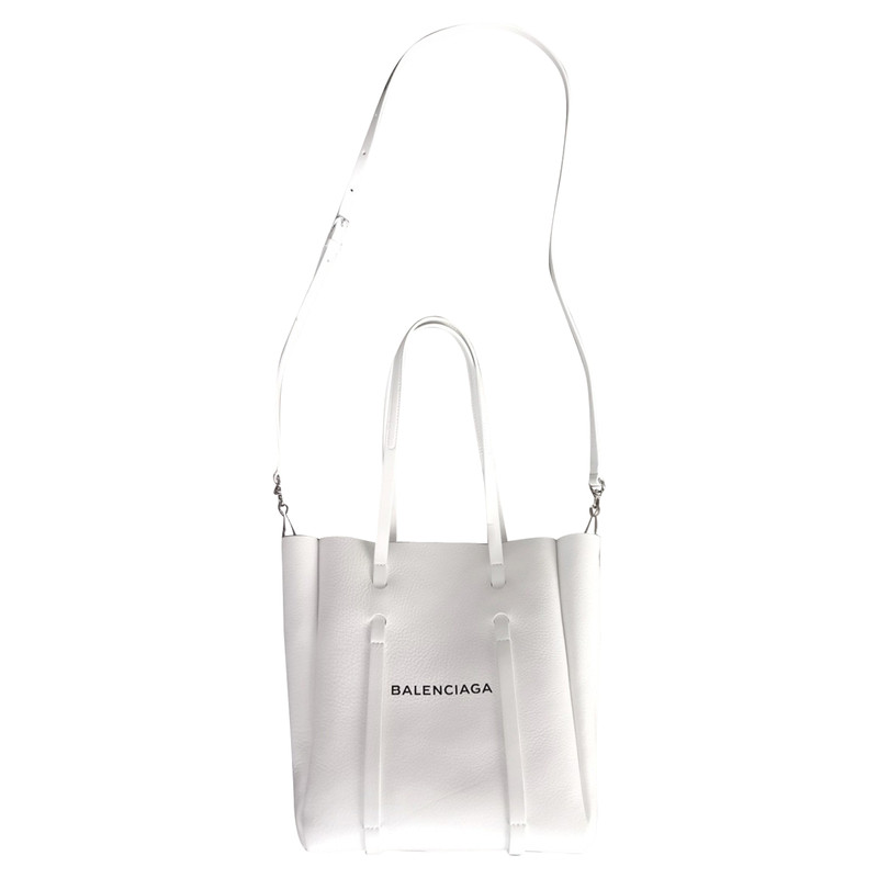 balenciaga white shoulder bag