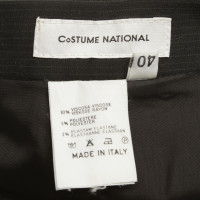 Costume National Wrap jupe pin-stripe jacquard
