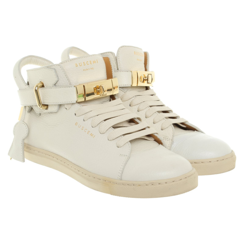 Buscemi Trainers Leather in Beige 