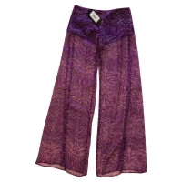 Richmond Silk trousers with pattern