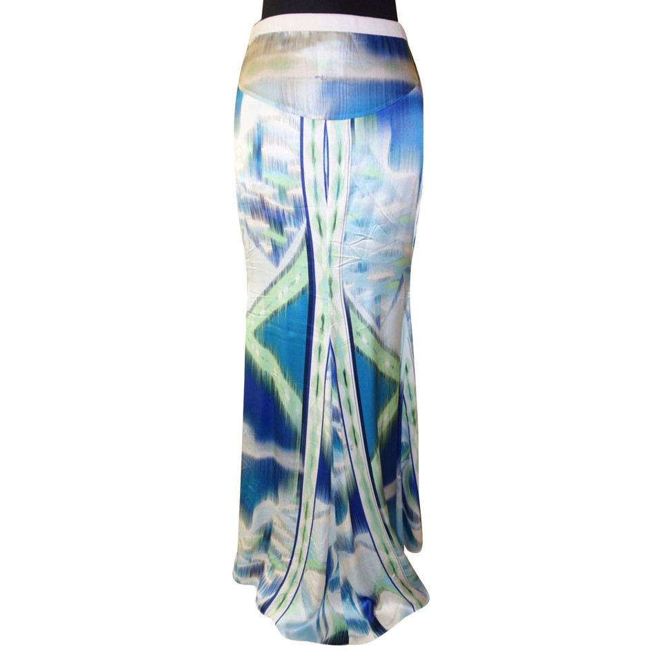 Emilio Pucci Silk maxi skirt with pattern