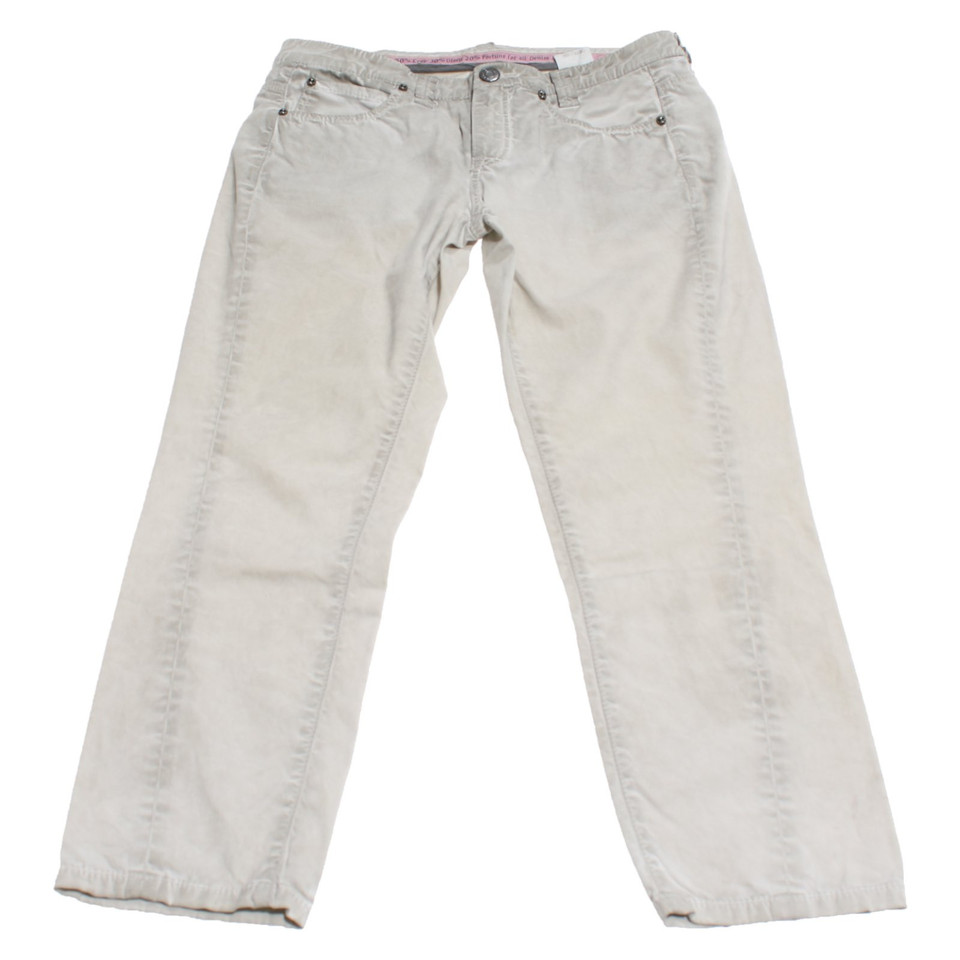 Cambio Paire de Pantalon en Coton en Gris