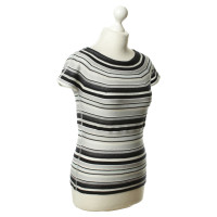 Armani Collezioni Striped fine knit shirt