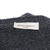 Bruno Manetti Knitted pullover in grey