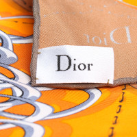 Christian Dior Sciarpa di seta con motivo stampato