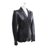 Escada Lamsvacht blazer in zwart