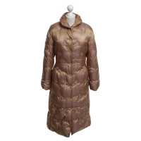 Mugler Down coat in gold