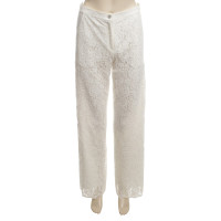 Valerie Khalfon  Marlene trousers made of white lace