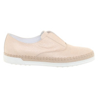 Tod's Mocassini/Ballerine in Pelle in Beige