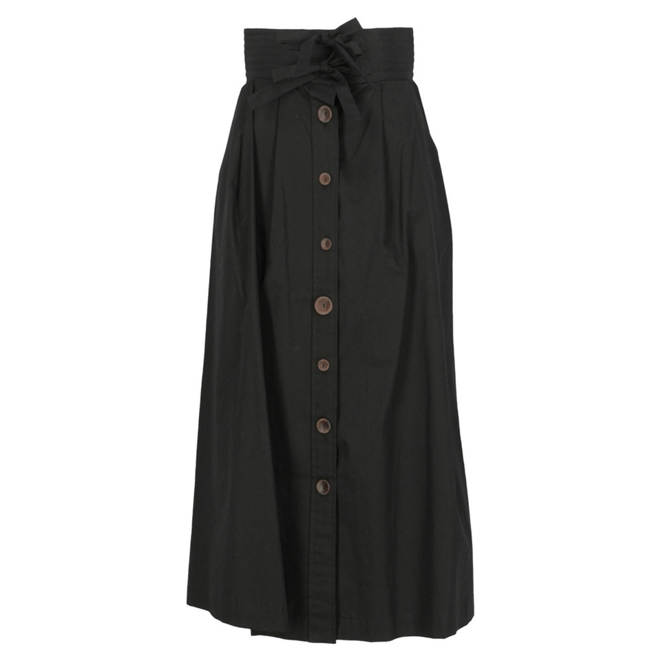 Isa Arfen Skirt Cotton in Black