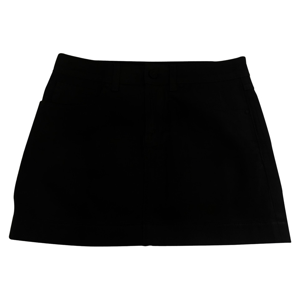 Gucci Leather Look Mini Skirt