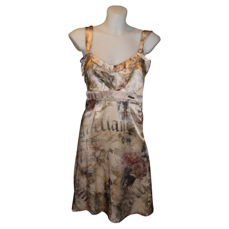 John Galliano silk dress