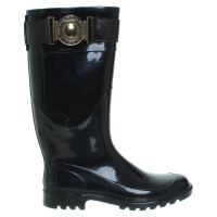 Burberry Black rubber boots