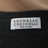 Brunello Cucinelli Top in Hellbraun