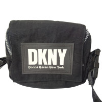 Dkny Handtasche aus Canvas in Schwarz