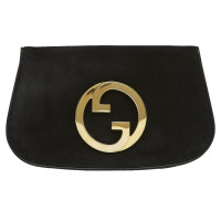 Gucci Clutch Bag Suede in Black