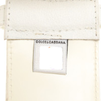 Dolce & Gabbana Cintura in Pelle in Crema