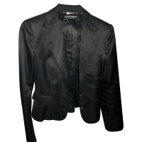 Dolce & Gabbana Blazer aus Seide in Schwarz