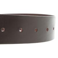 Moncler Belt Leather in Black