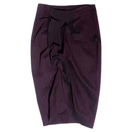 Isabel Marant Skirt Cotton in Bordeaux