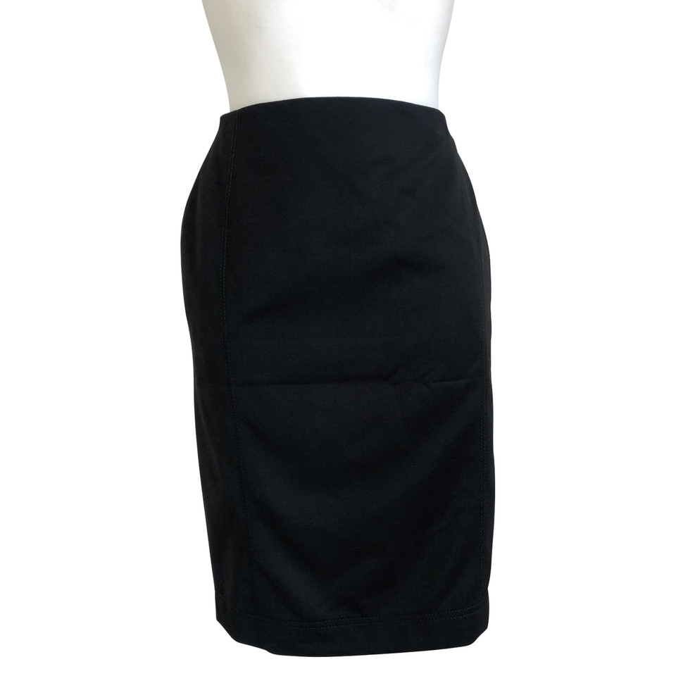 Mulberry Skirt Wool in Black