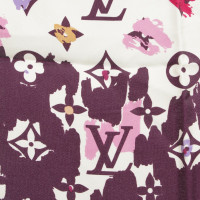 Louis Vuitton Sciarpa di seta con monogramma Stampa