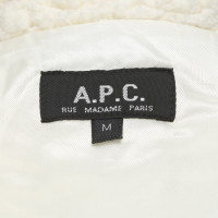 A.P.C. Jacke/Mantel in Creme