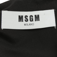 Msgm abito di lino con un motivo colorato