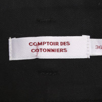 Comptoir Des Cotonniers Rock aus Baumwolle in Schwarz