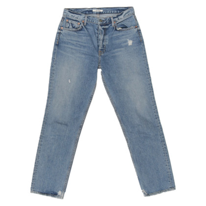 Grlfrnd Jeans in Cotone in Blu