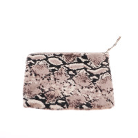 Andere Marke Ponyfell Clutch / Ipad-Case
