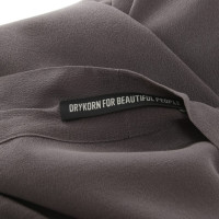 Drykorn Anthracite silk blouse